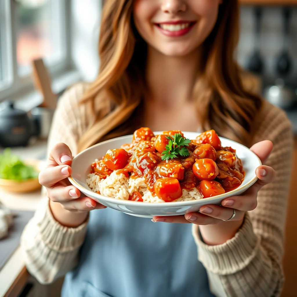 Spicy Peanut Tomato Sauce – vegetarian recipe