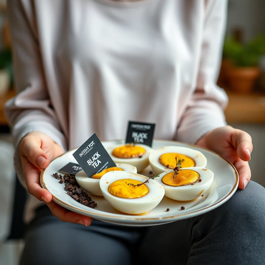 Instant Pot Marbled Tea Eggs – vegetarian recipe