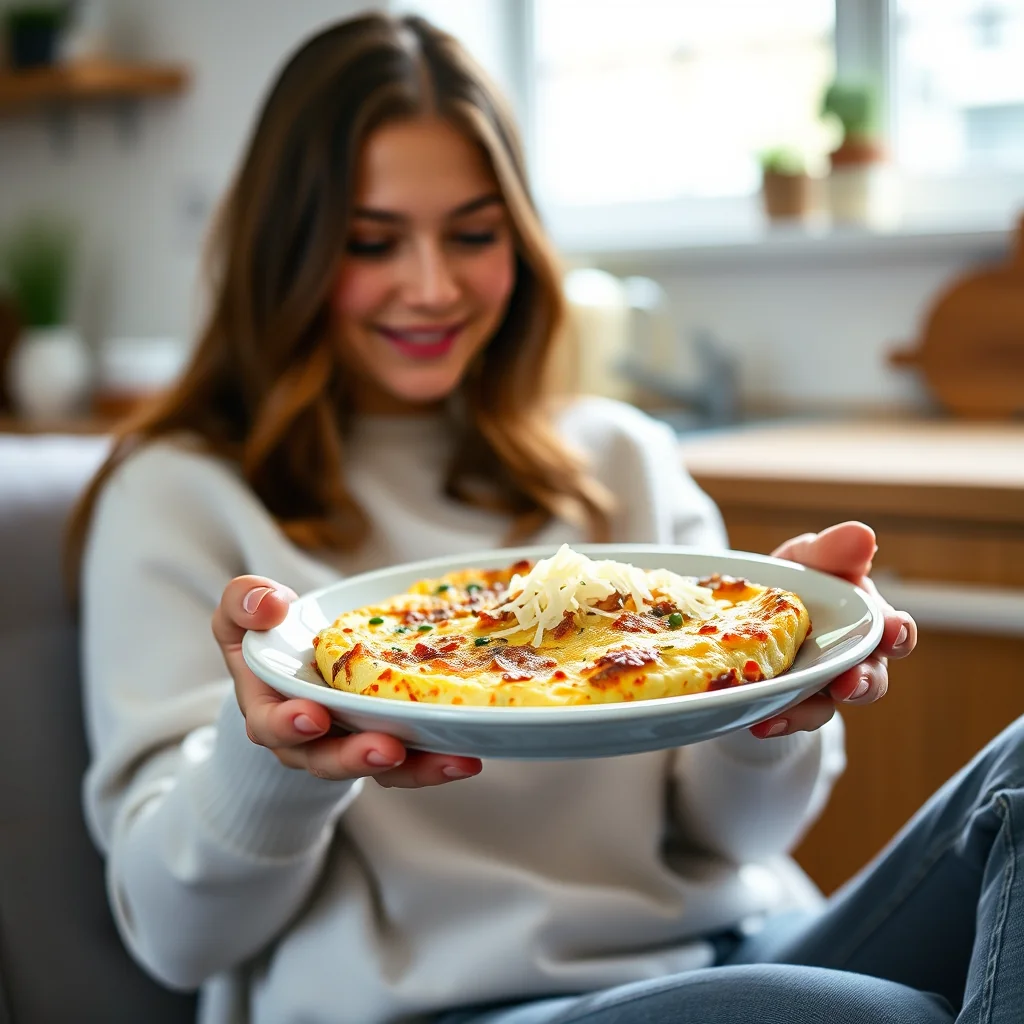 Instant Pot Bacon Cauliflower Frittata – vegetarian recipe