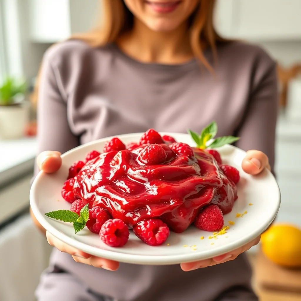 Effortless Instant Pot Keto Raspberry Sauce – vegetarian recipe