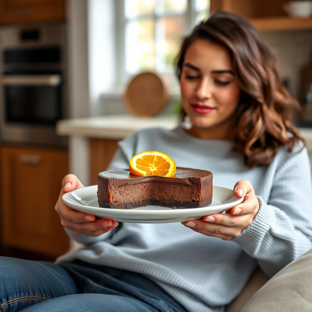 Keto Instant Pot Chocolate Orange Cheesecake – vegetarian recipe