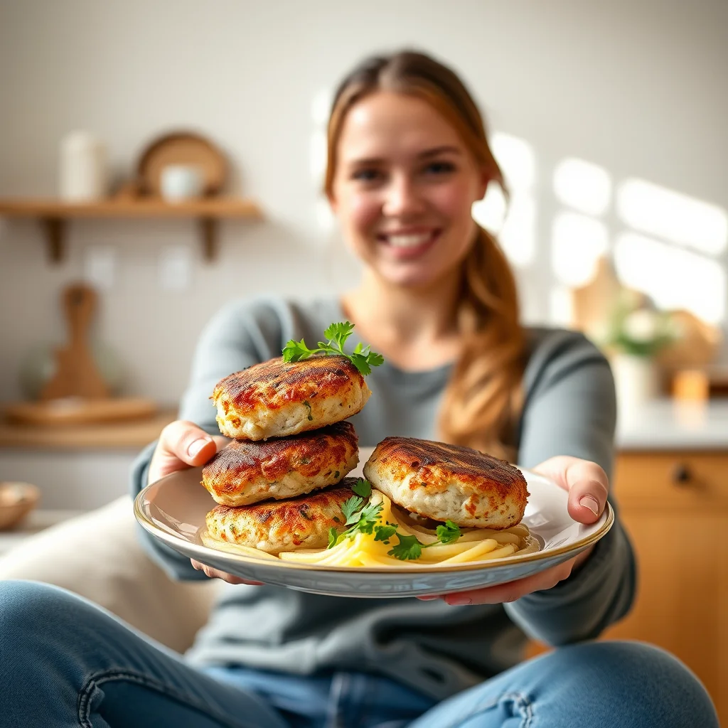 Crab Cakes with Almond Flour – vegetarian recipe