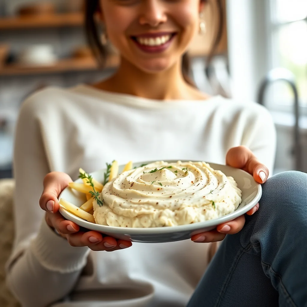 Onion and Cauliflower Dip: Creamy, Tangy Perfection – vegetarian recipe