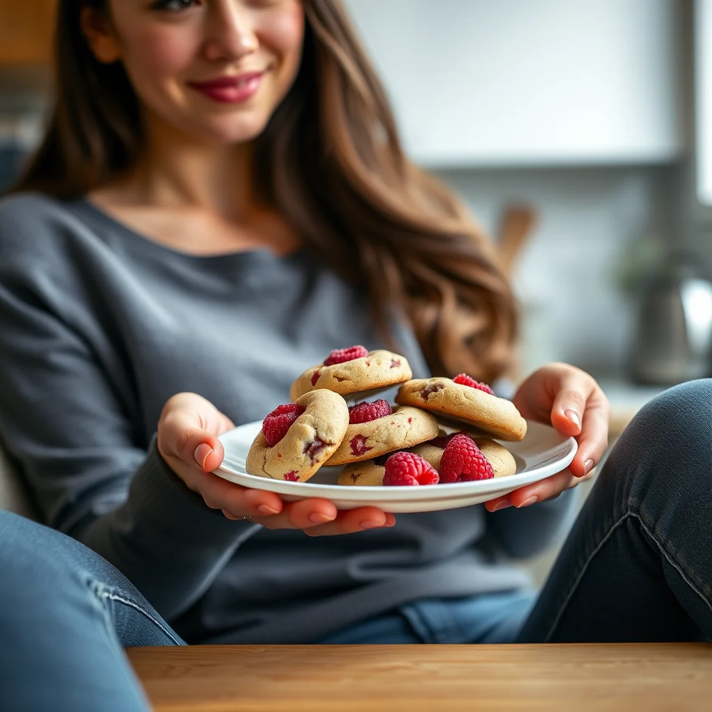 Keto Raspberry Almond Cookies (Instant Pot) – vegetarian recipe