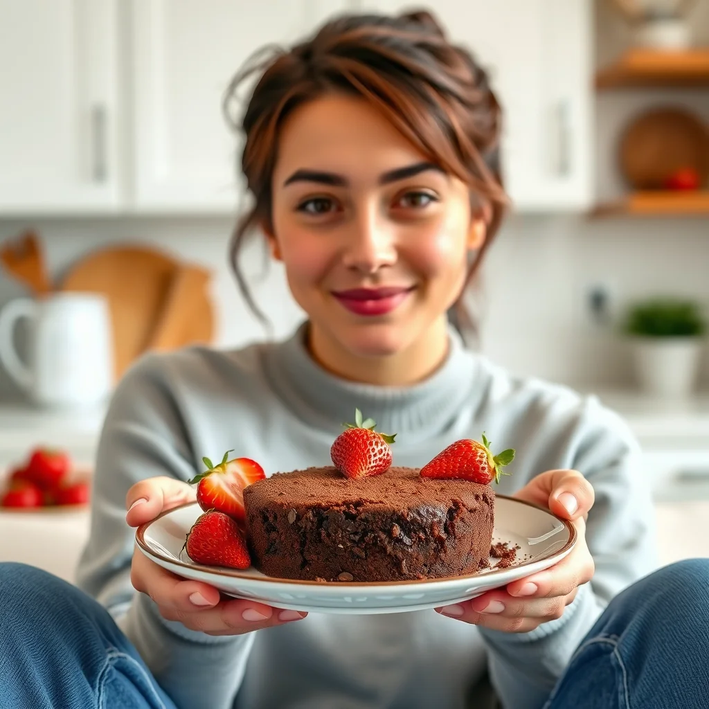 Instant Pot Keto Chocolate Strawberry Cake – vegetarian recipe
