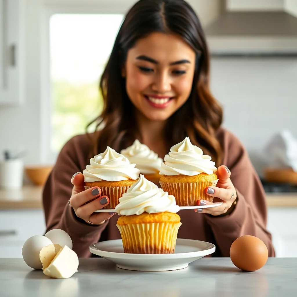 Instant Pot Keto Vanilla Cupcakes with Cream Cheese Frosting – vegetarian recipe