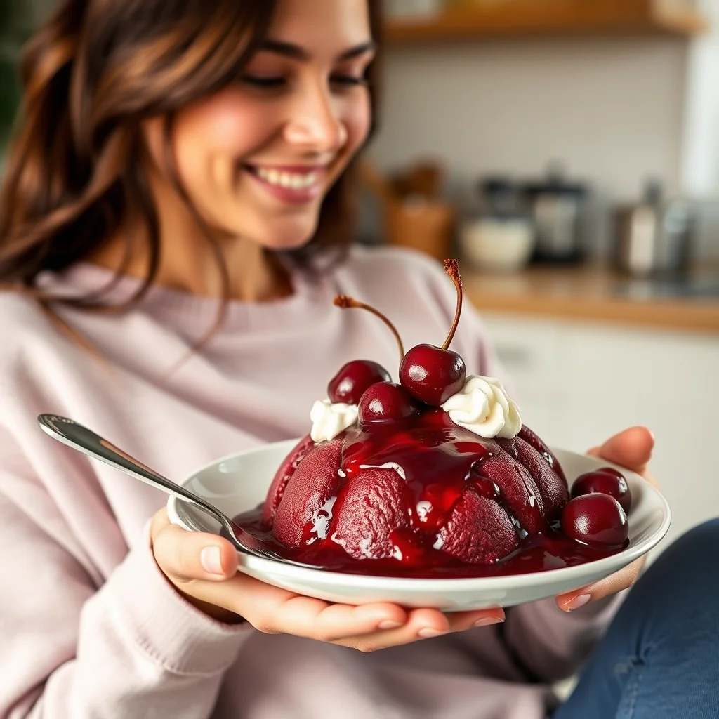 Instant Pot Cherry Pudding (Keto, Sugar-Free) – vegetarian recipe