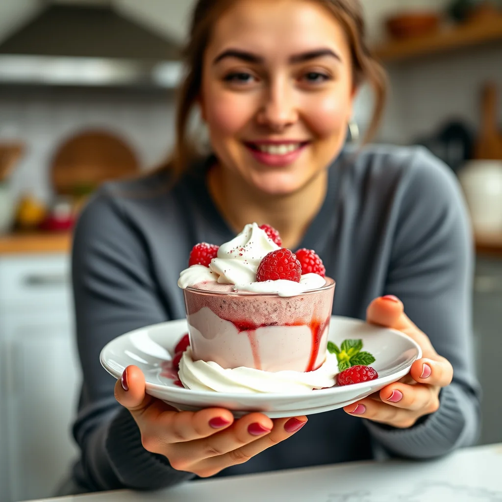 A Dreamy, Guilt-Free Keto Dessert! Instant Pot Raspberry Mou – vegetarian recipe