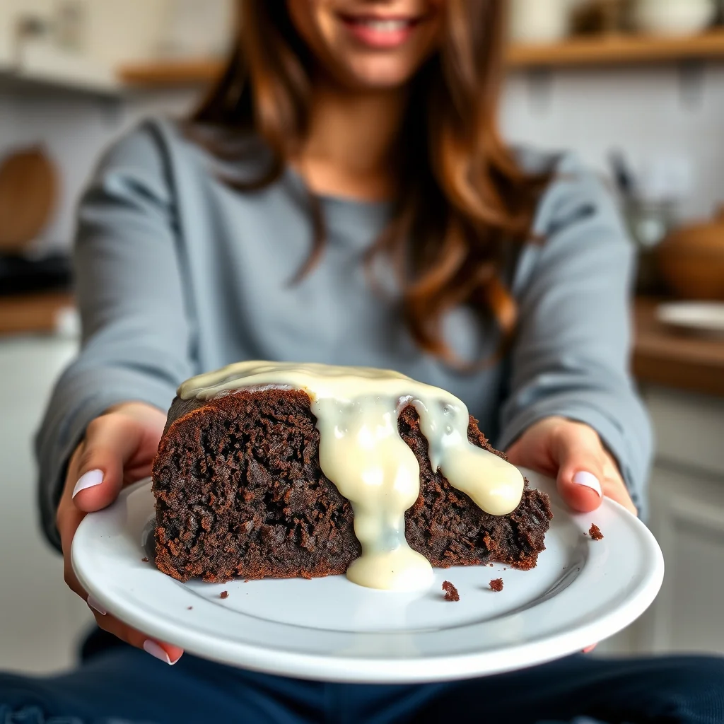 Instant Pot Keto Chocolate Cake with Mascarpone Glaze – vegetarian recipe