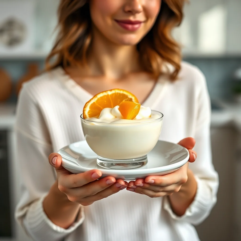 10-Minute Keto Orange Cream Pudding – vegetarian recipe