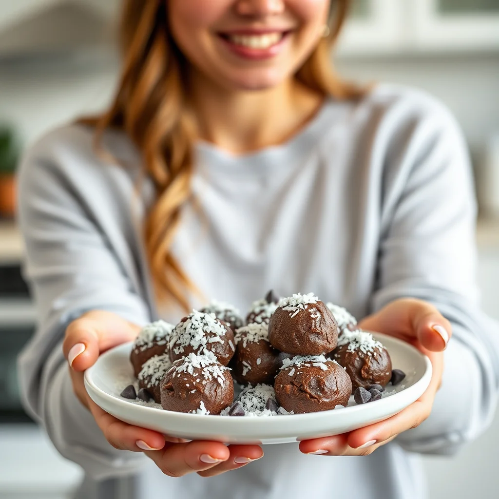 Keto Chocolate Coconut Truffles – vegetarian recipe