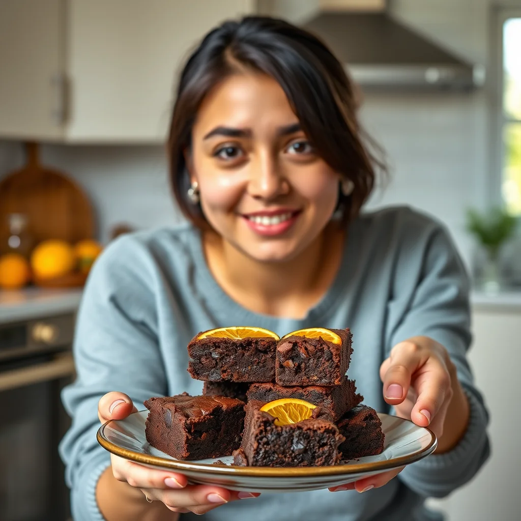 Instant Pot Keto Chocolate Orange Brownies – vegetarian recipe