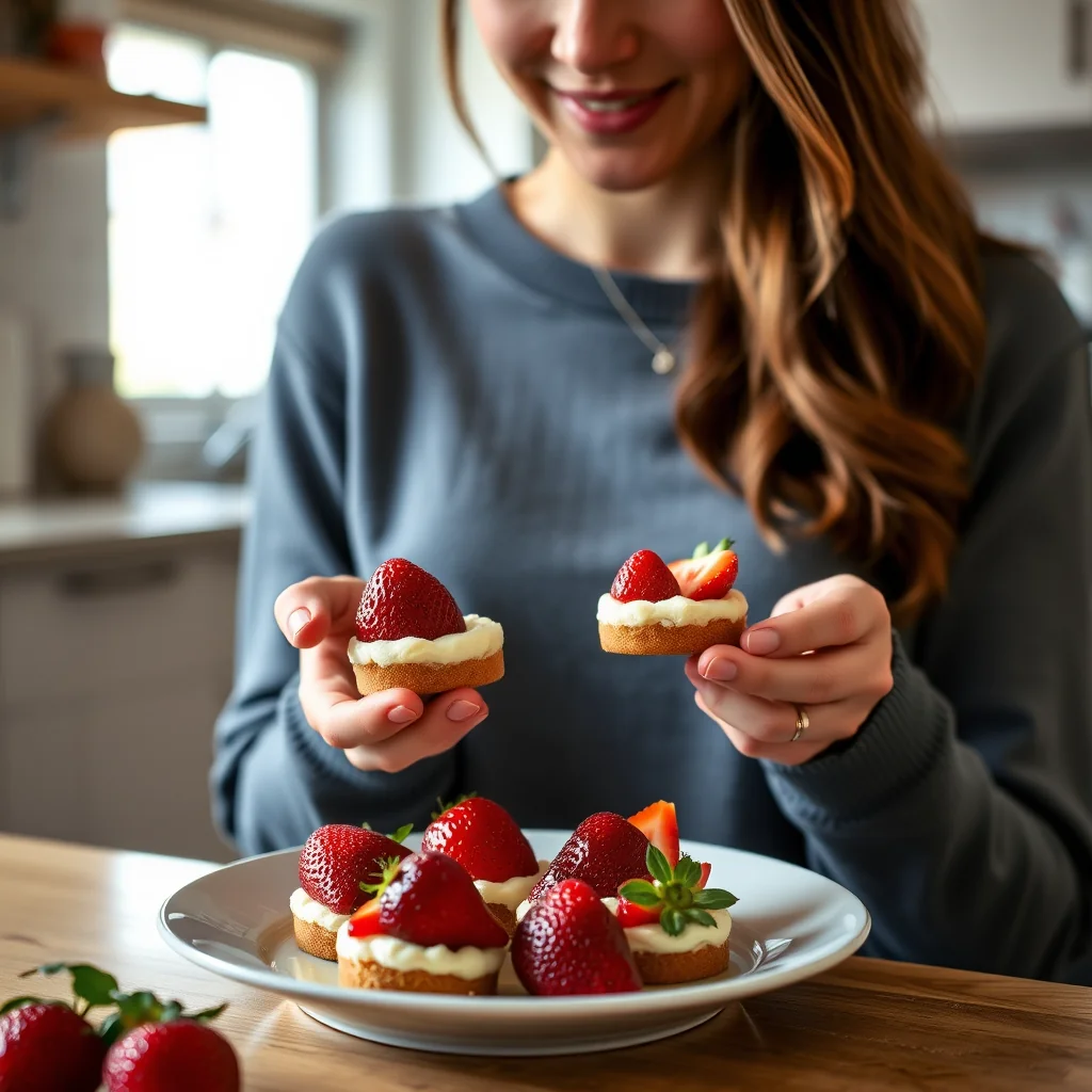 Keto Strawberry Cheesecake Bites (Instant Pot) – vegetarian recipe