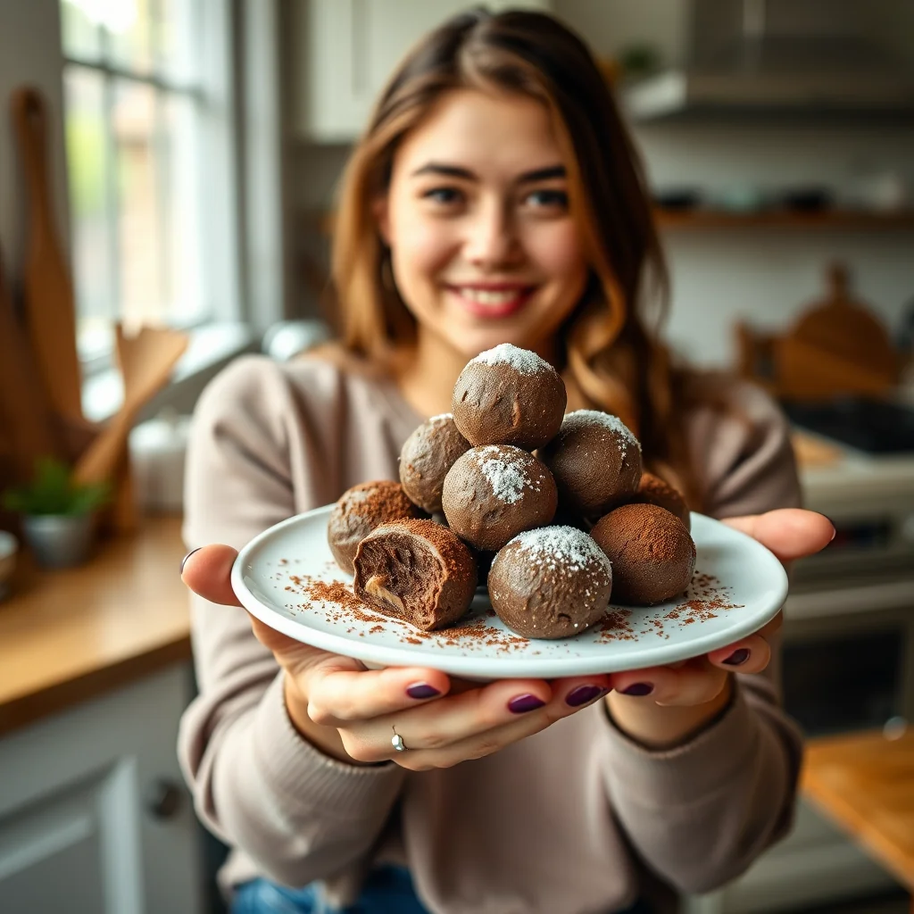 Chocolate Almond Butter Fat Bombs – vegetarian recipe