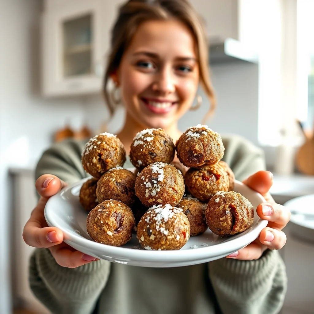 5-Minute Coconut Ginger Bites – vegetarian recipe