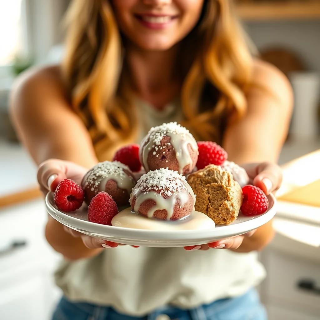Keto Raspberry Peanut Butter Fat Bombs (PB&J) – vegetarian recipe