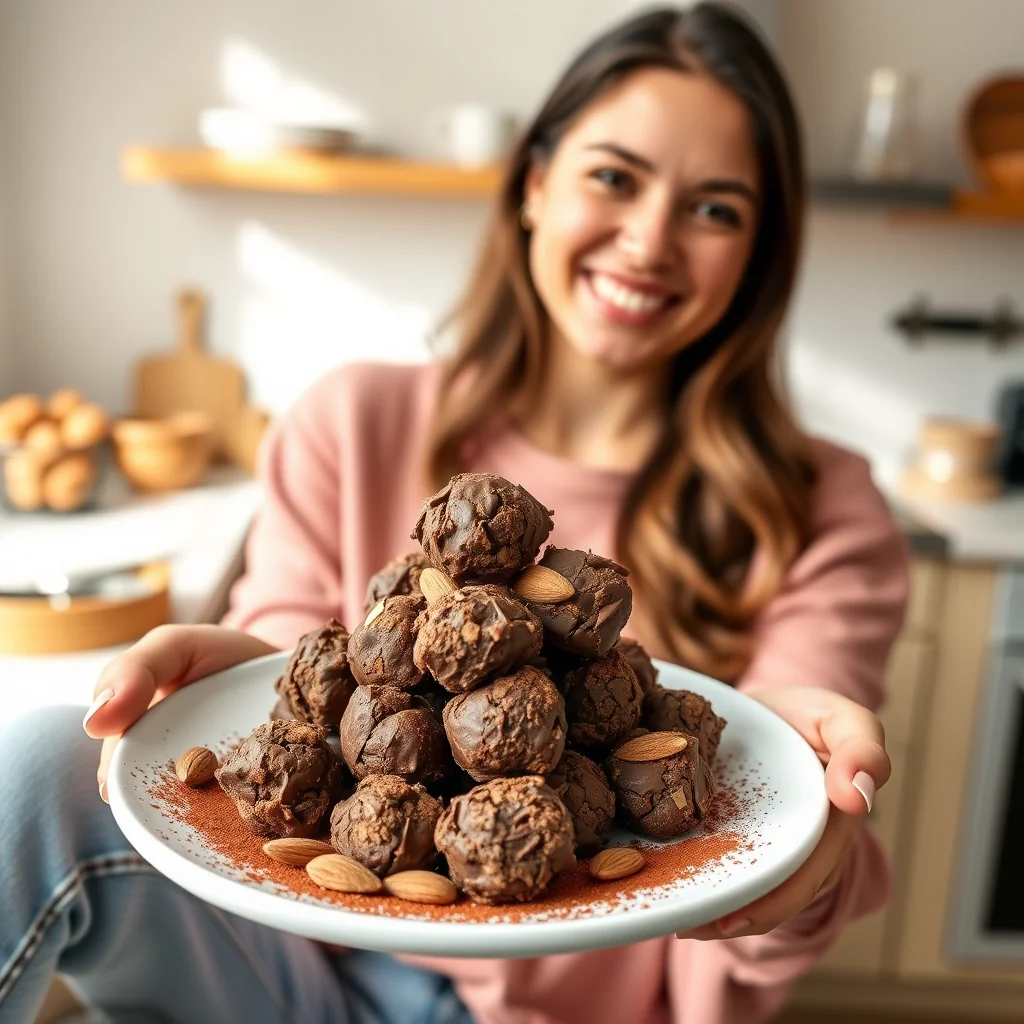 Keto Chocolate Almond Clusters – vegetarian recipe