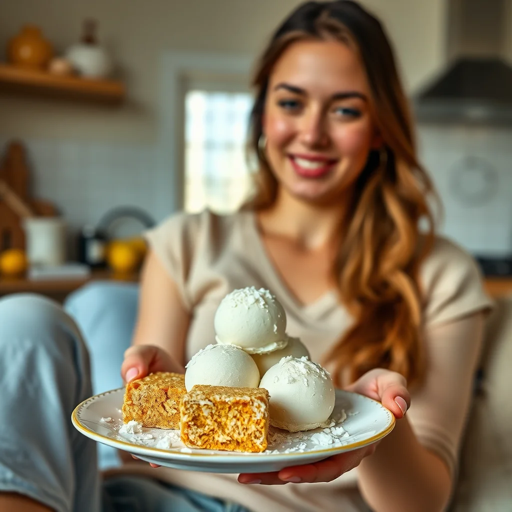 Lemon Ginger Coconut Fat Bombs (Keto, Anti-Inflammatory) – vegetarian recipe