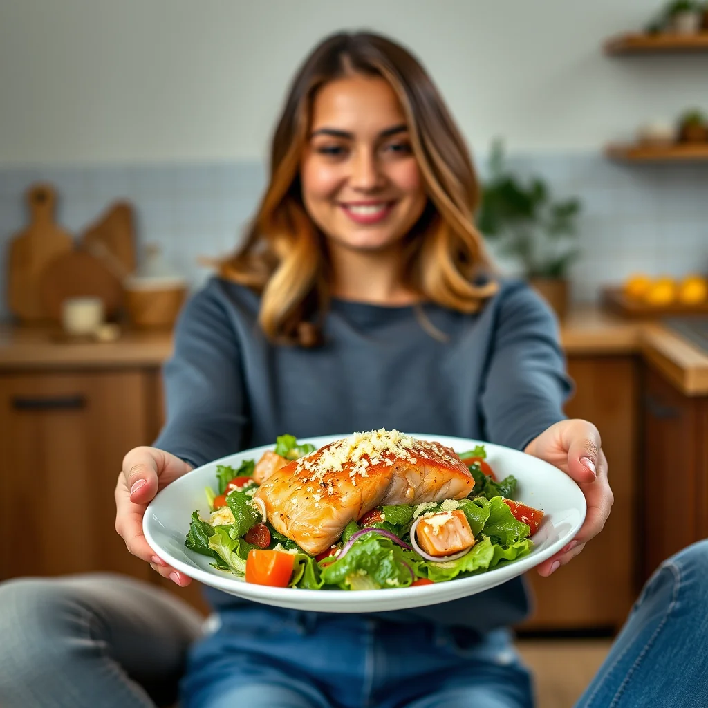 The Ultimate Salmon Caesar Salad – vegetarian recipe