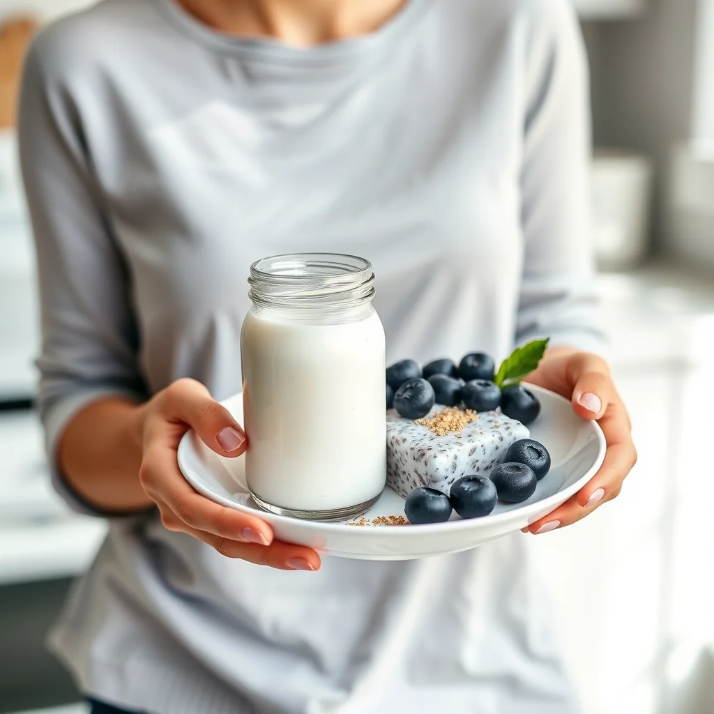 Overnight Blueberry Chia Breakfast Pudding – vegetarian recipe
