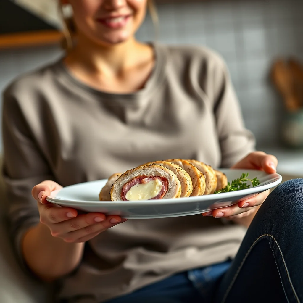 Provolone & Ham-Stuffed Pork Tenderloin – vegetarian recipe