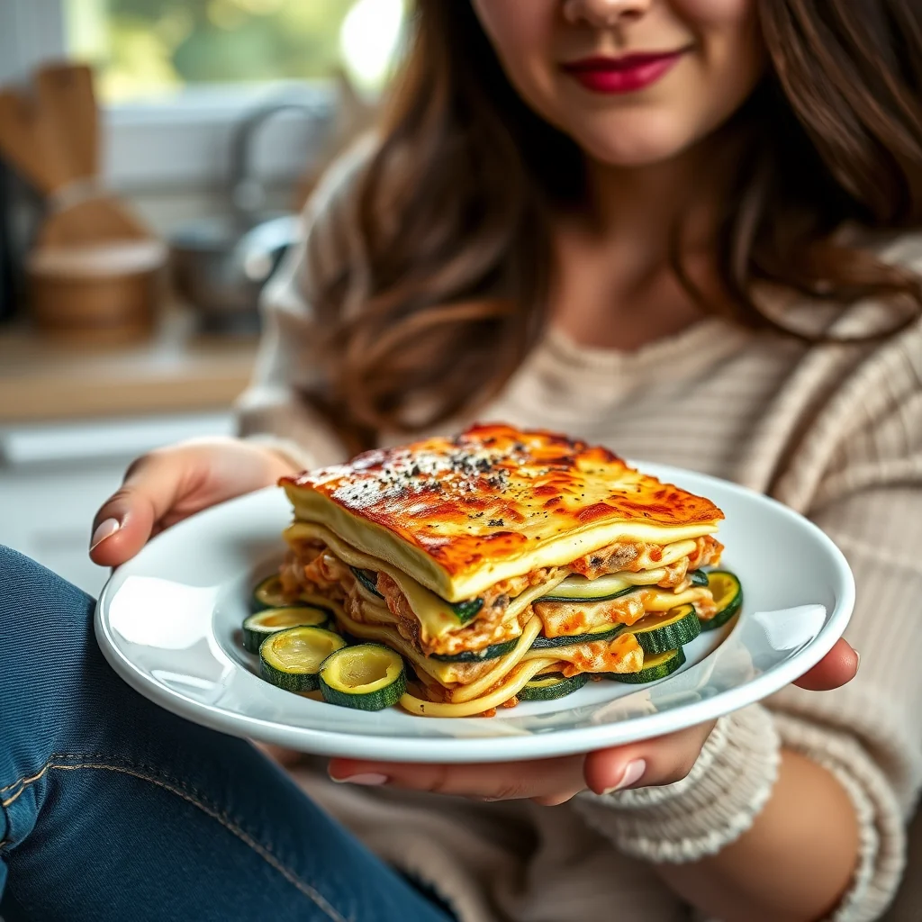 Low-Carb Zucchini Lasagna – vegetarian recipe
