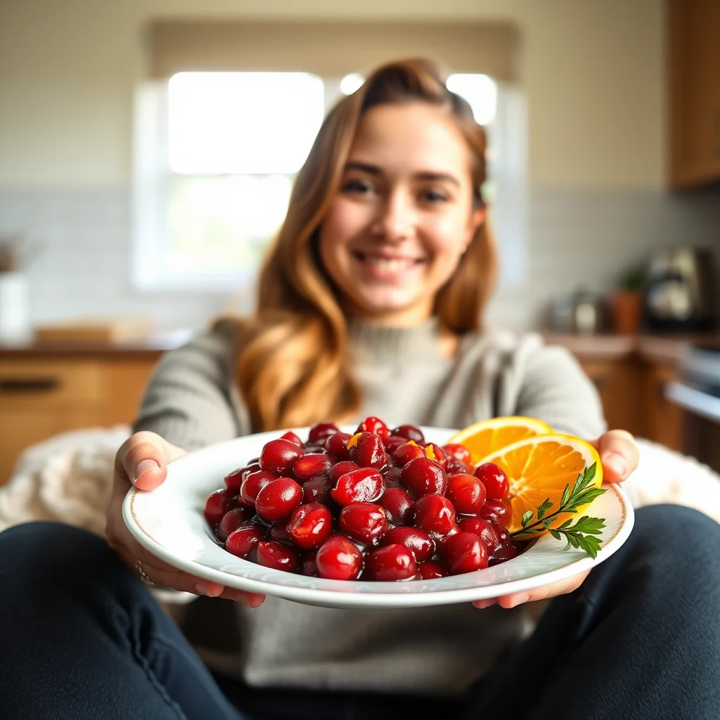Easy Sugar-Free Slow Cooker Cranberry Sauce – vegetarian recipe