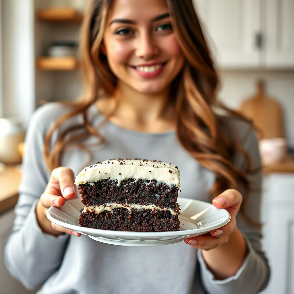 Decadent Keto Chocolate Cake with Cream Cheese Frosting – vegetarian recipe