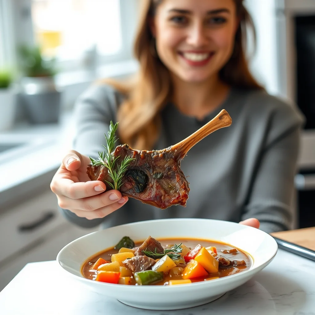 Keto Herb-Infused Oxtail Soup – vegetarian recipe