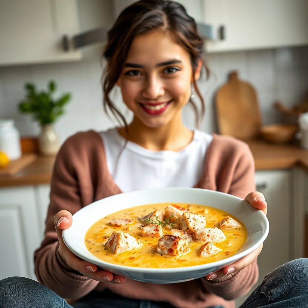 Fragrant Salmon Chowder (Keto, Low-Carb) – vegetarian recipe