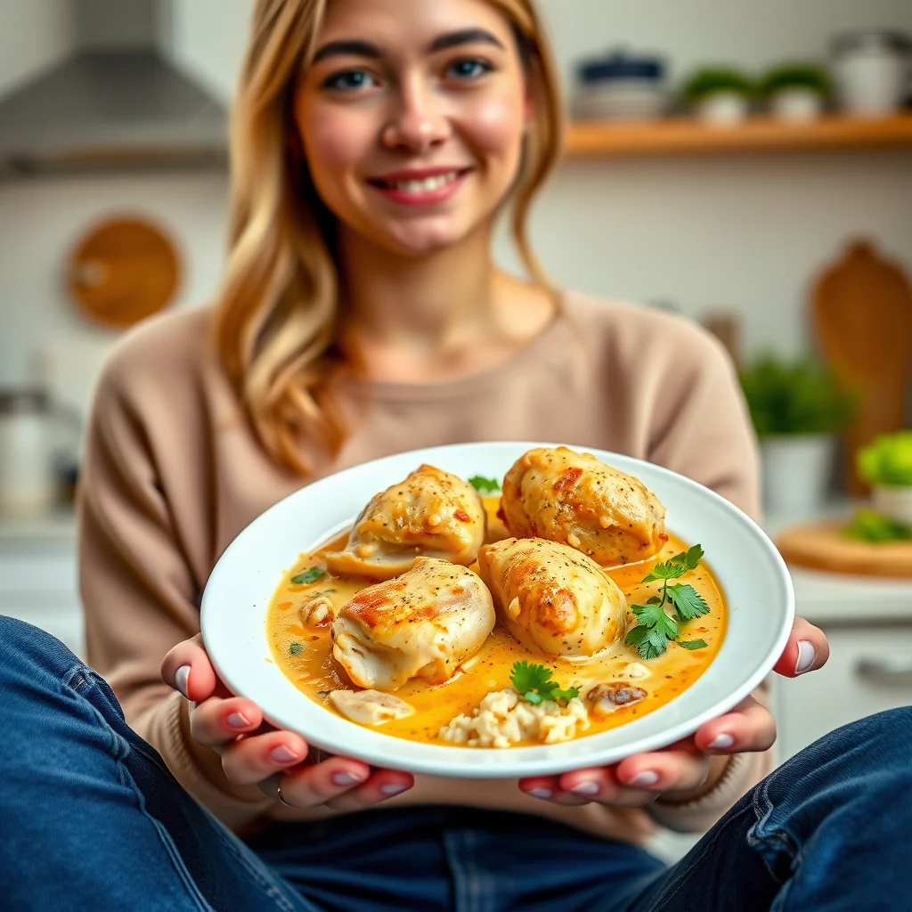 30-Minute Creamy Thai Chicken Curry – vegetarian recipe
