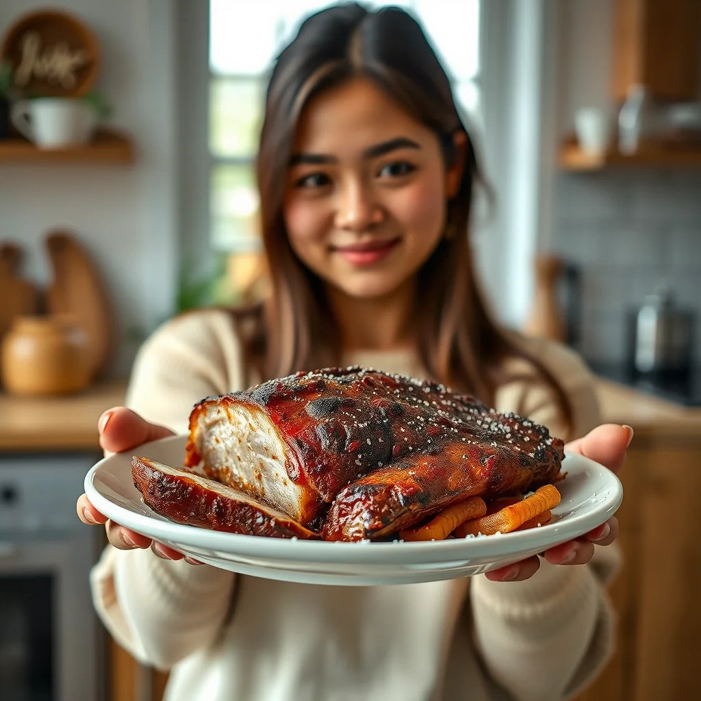 Crispy Pork Belly with a Salt Crust – vegetarian recipe