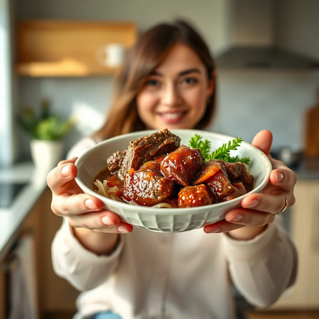 Slow Cooker Kimchi Beef Stew – vegetarian recipe