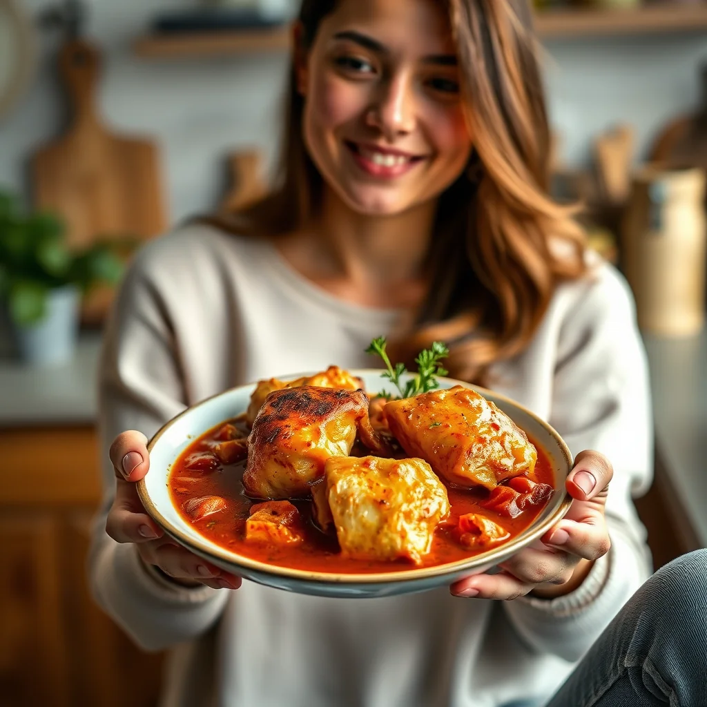 Slow Cooker Harissa Chicken Stew – vegetarian recipe