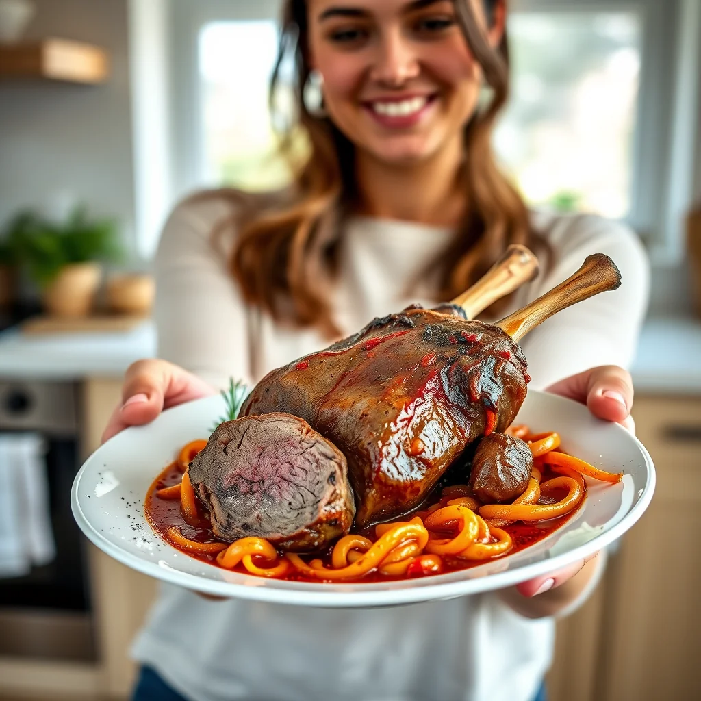 Slow Cooker Harissa Lamb – vegetarian recipe
