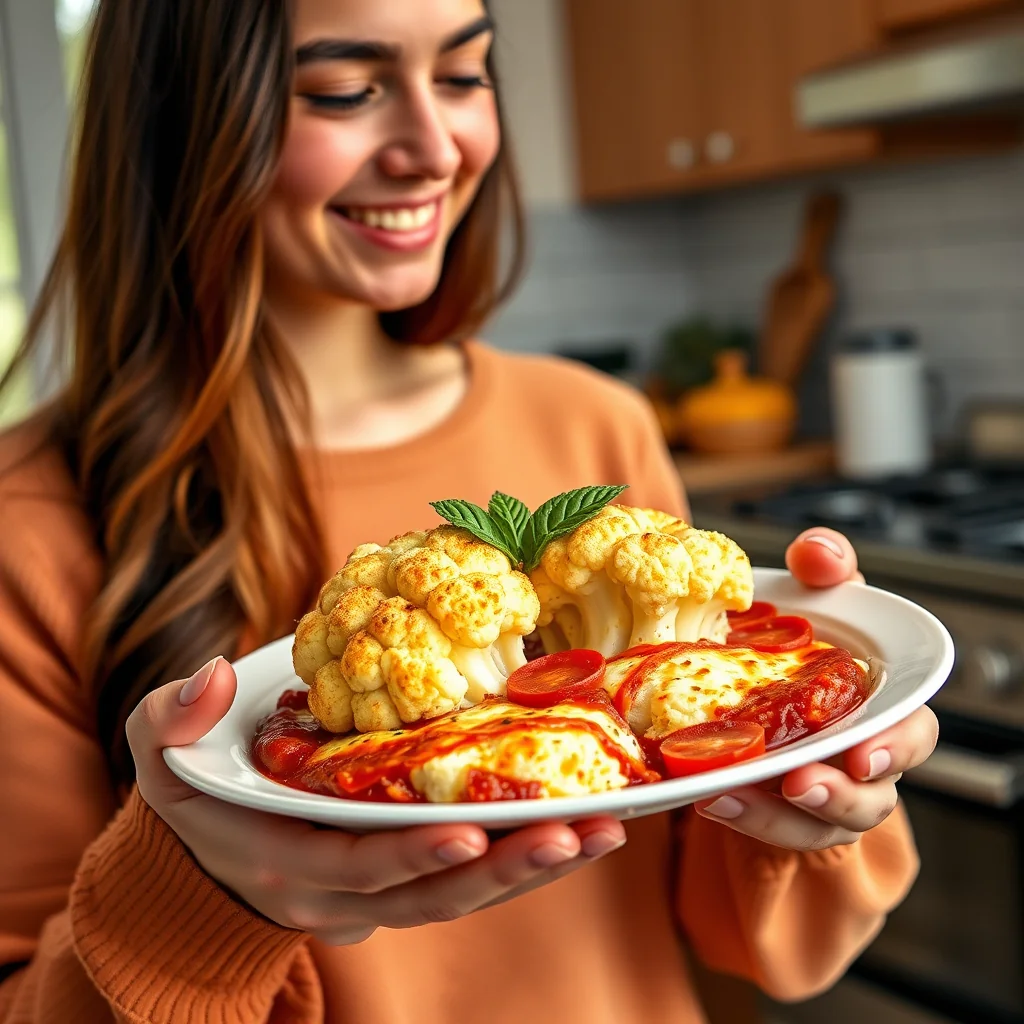 Cauliflower Pizza Casserole – vegetarian recipe