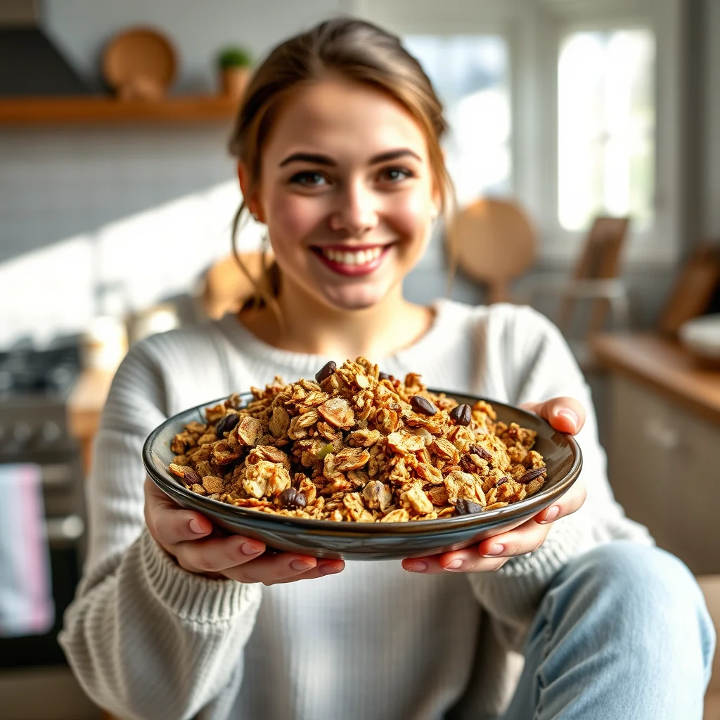 Slow Cooker Keto Granola – vegetarian recipe