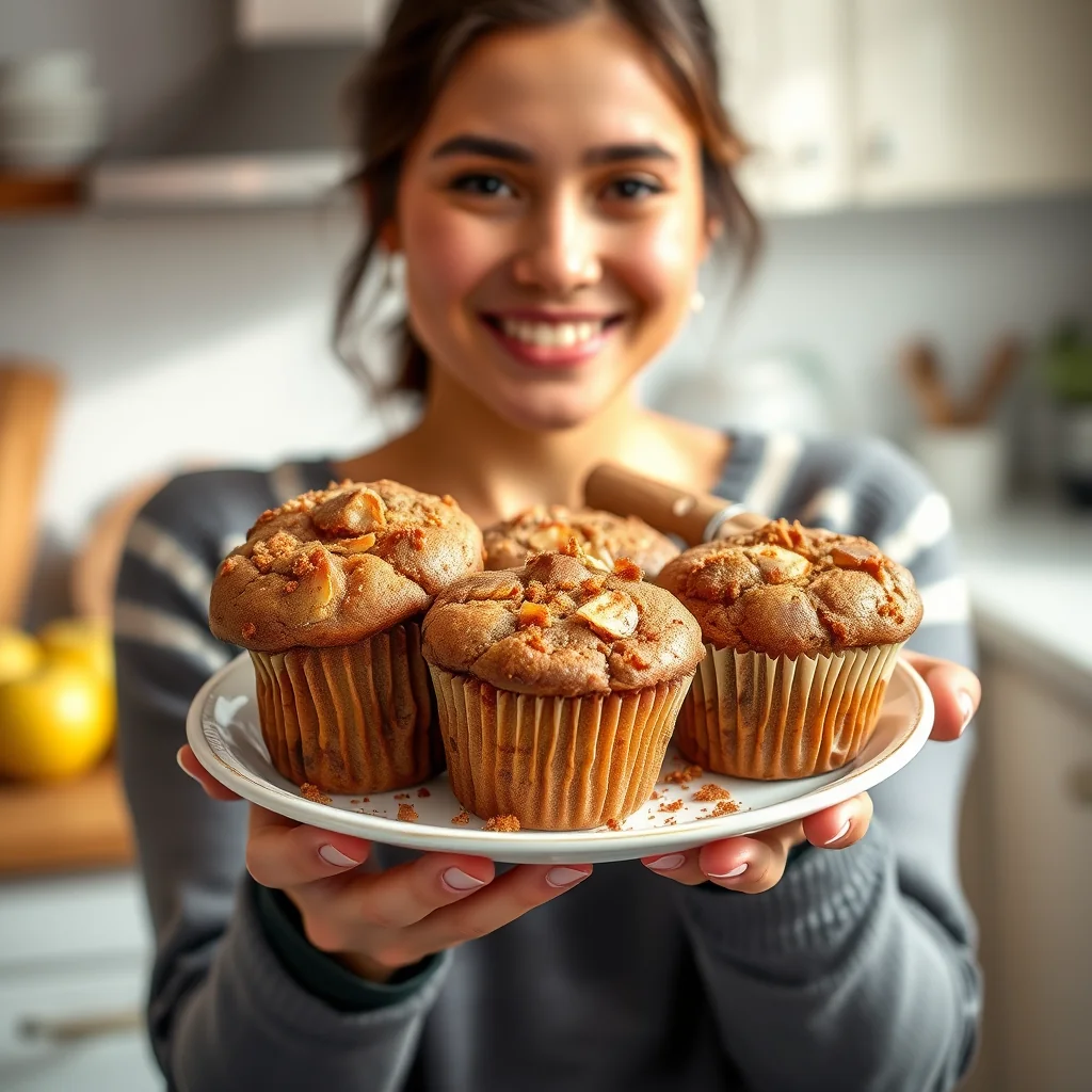Keto Apple Cinnamon Muffins – vegetarian recipe