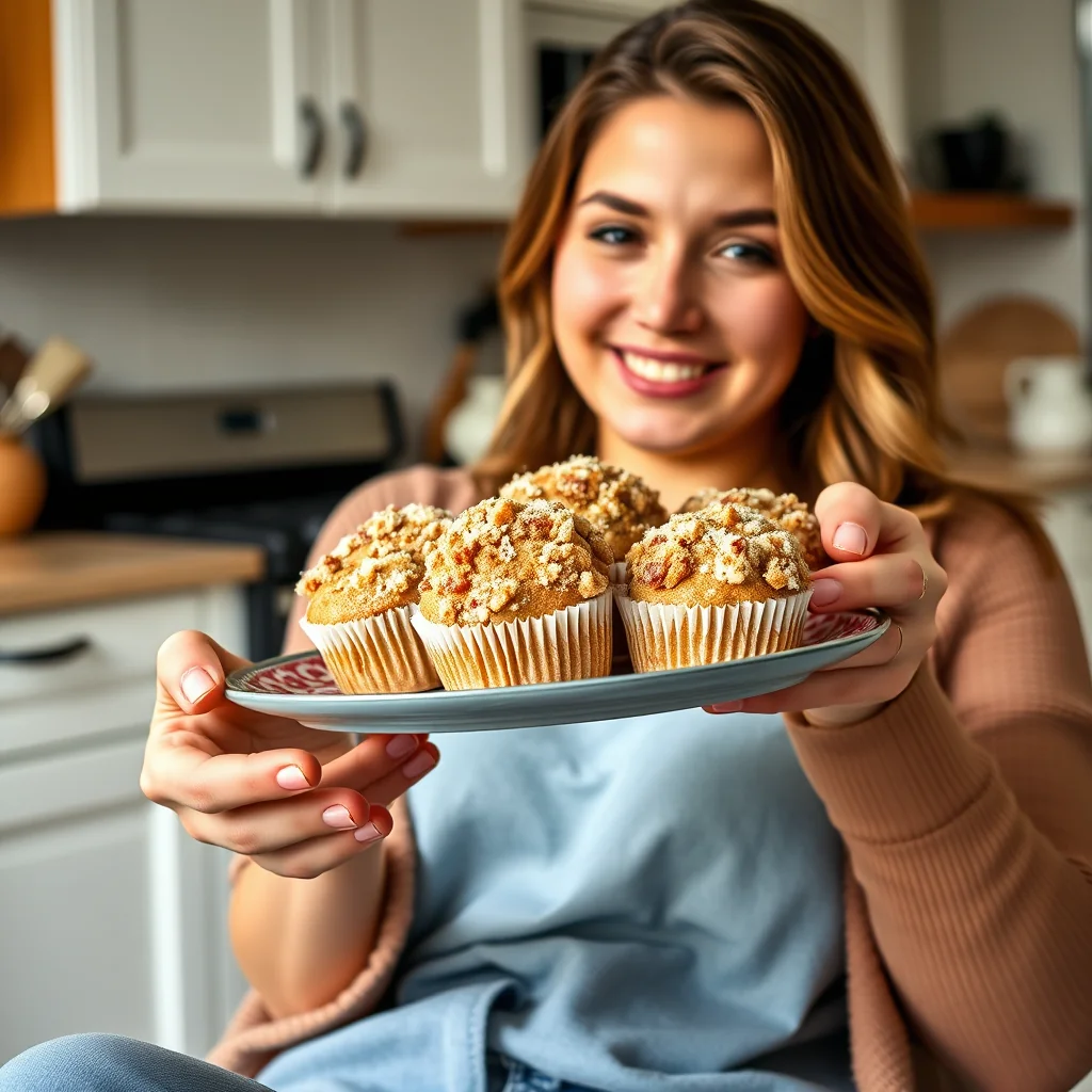 Keto Cinnamon Streusel Muffins – vegetarian recipe