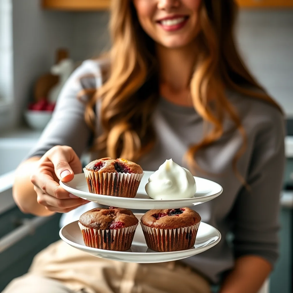 Easy Blender Keto Berry Muffins – vegetarian recipe