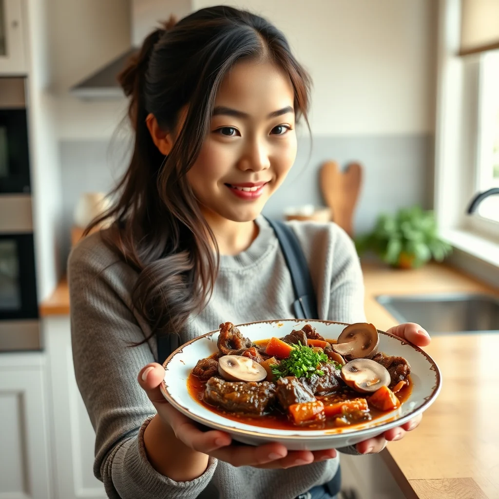 Slow Cooker Korean Beef Stew with Kimchi – vegetarian recipe