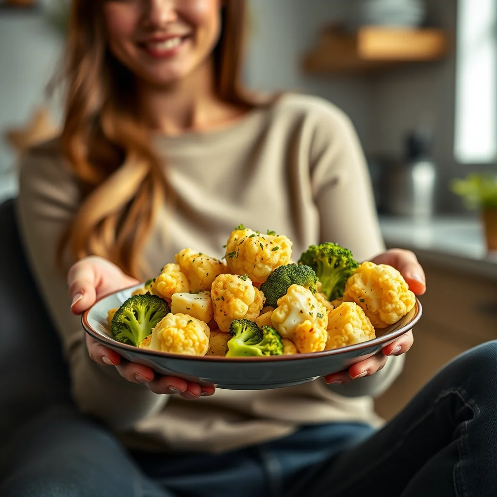 Slow Cooker Cheesy Broccoli and Cauliflower – vegetarian recipe