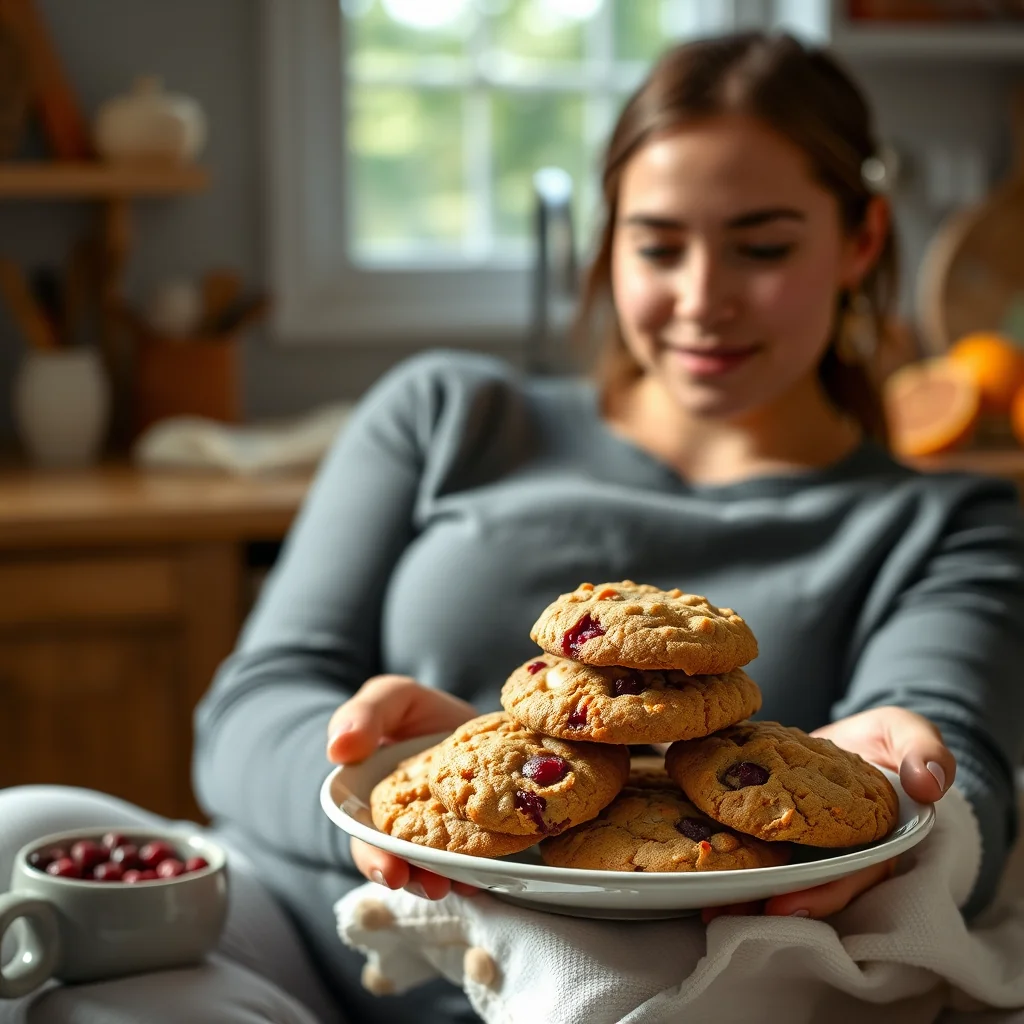 Keto Cranberry Orange Macadamia Nut Cookies – vegetarian recipe