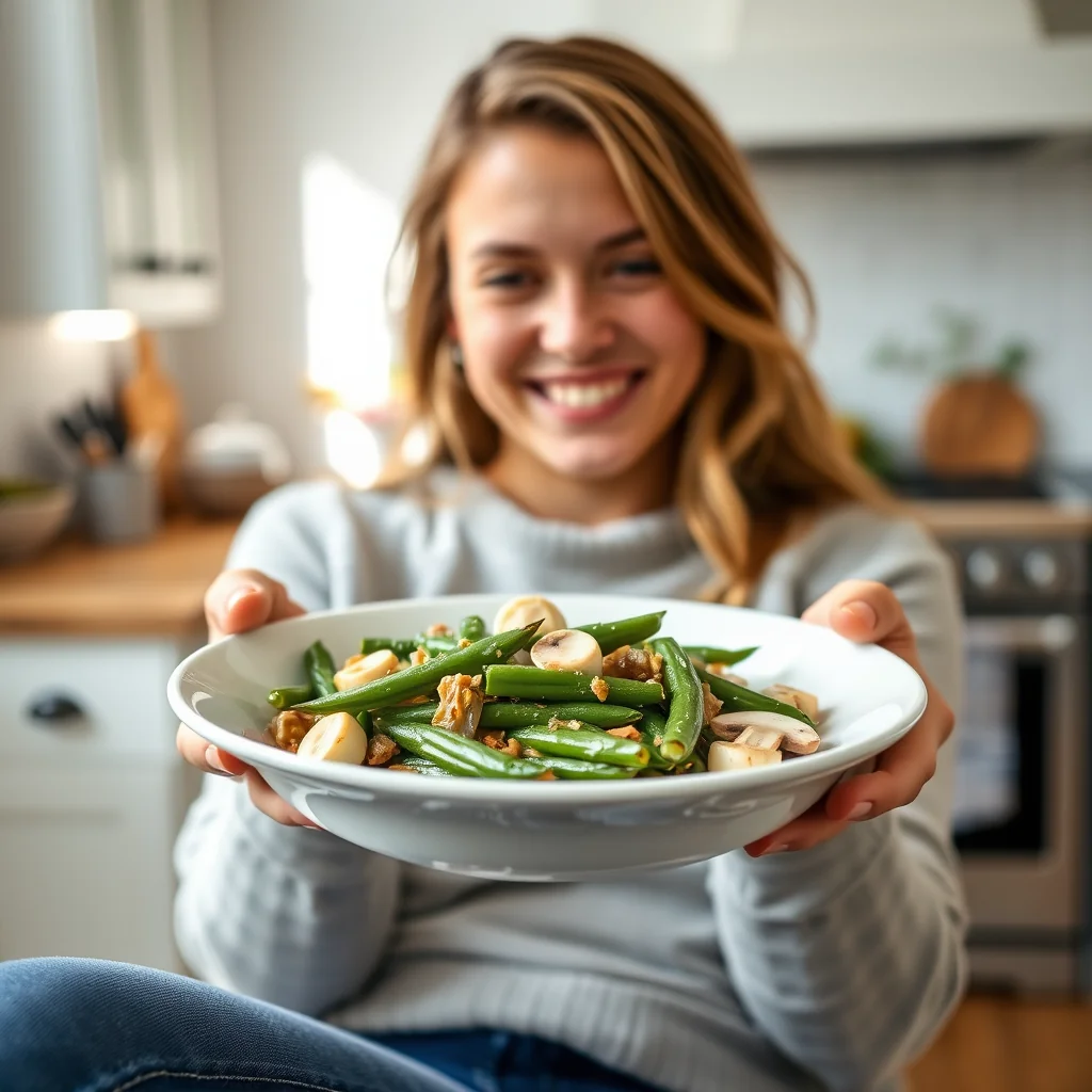 Slow Cooker Green Bean Casserole: A Fresh Take on a Holiday  – vegetarian recipe