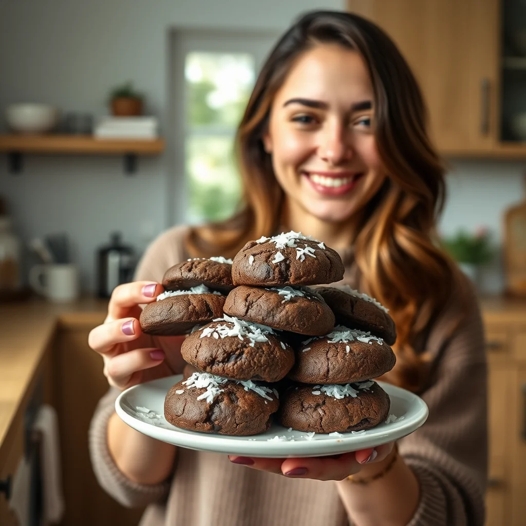 Keto Chocolate Coconut Cookies – vegetarian recipe