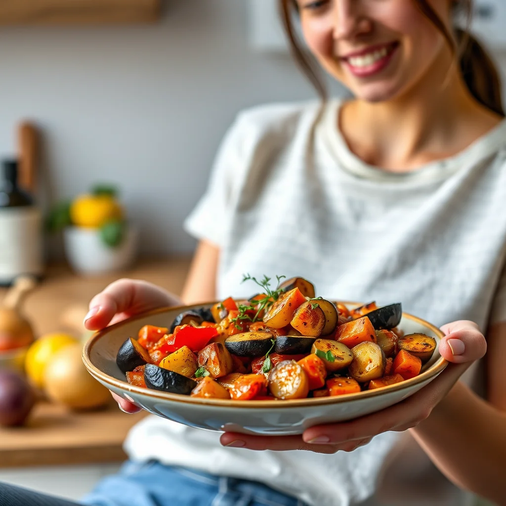 Easy Slow Cooker Ratatouille – vegetarian recipe
