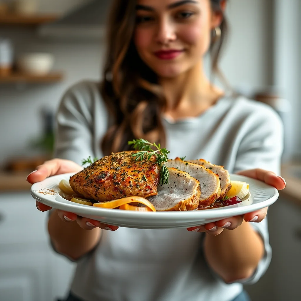 Herb-Seasoned Slow Cooker Turkey Breast – vegetarian recipe