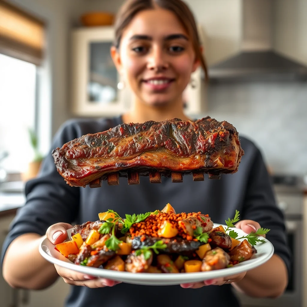 Fall-Off-The-Bone Slow Cooker Spare Ribs – vegetarian recipe