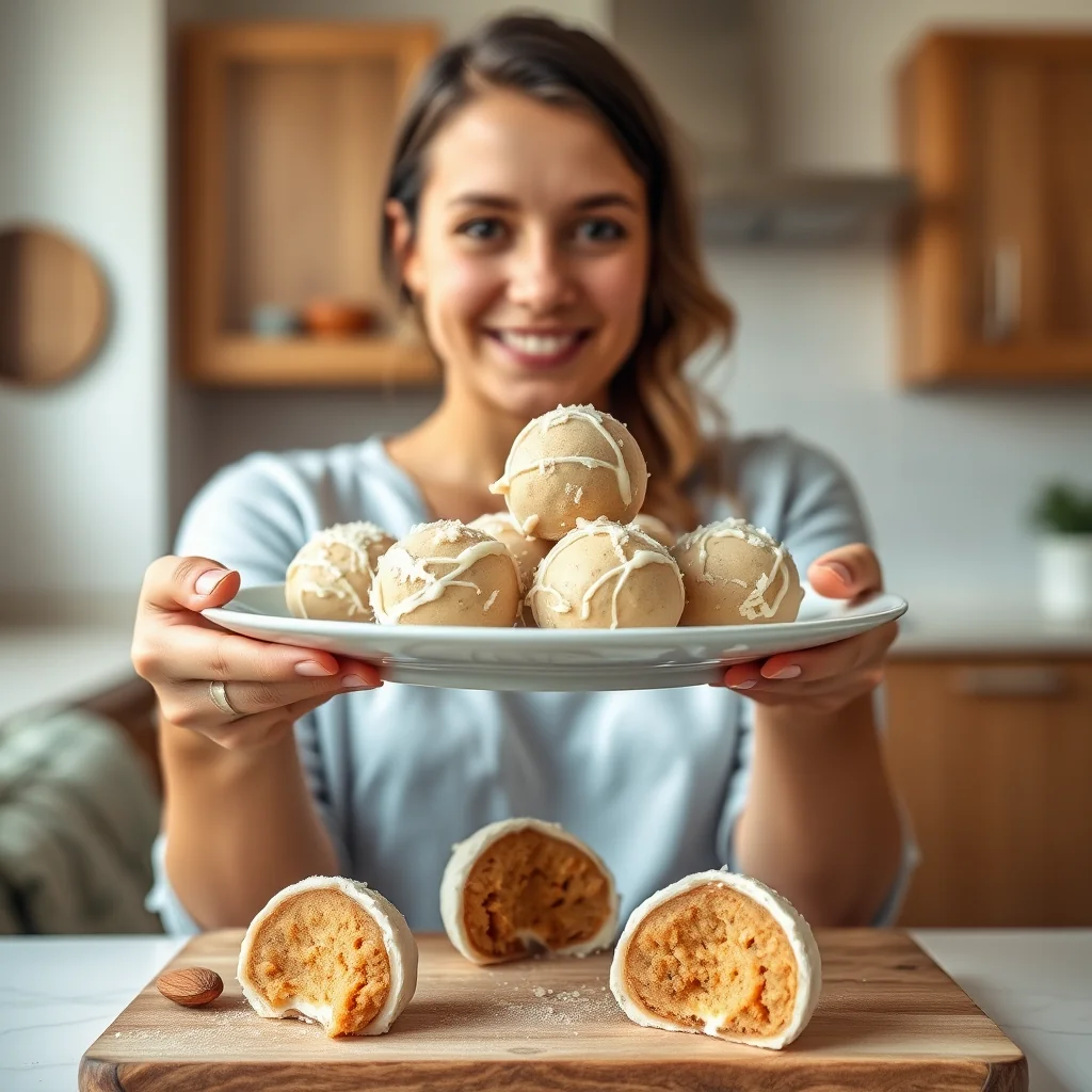 Keto Almond Butter Fat Bombs – vegetarian recipe