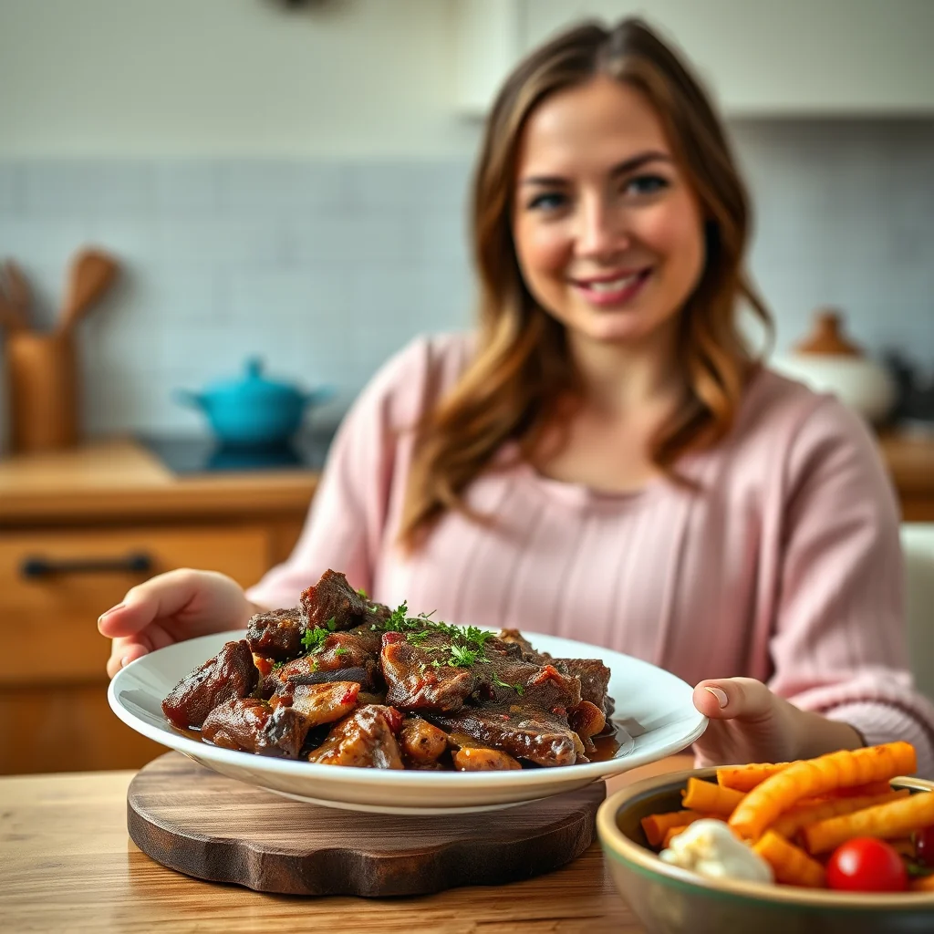 Slow Cooker Chicago Italian Beef – vegetarian recipe